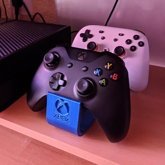 Microsoft Xbox One Controller Stand Organizer Display Case with Xbox Logo Desk O - Picture 2 of 4